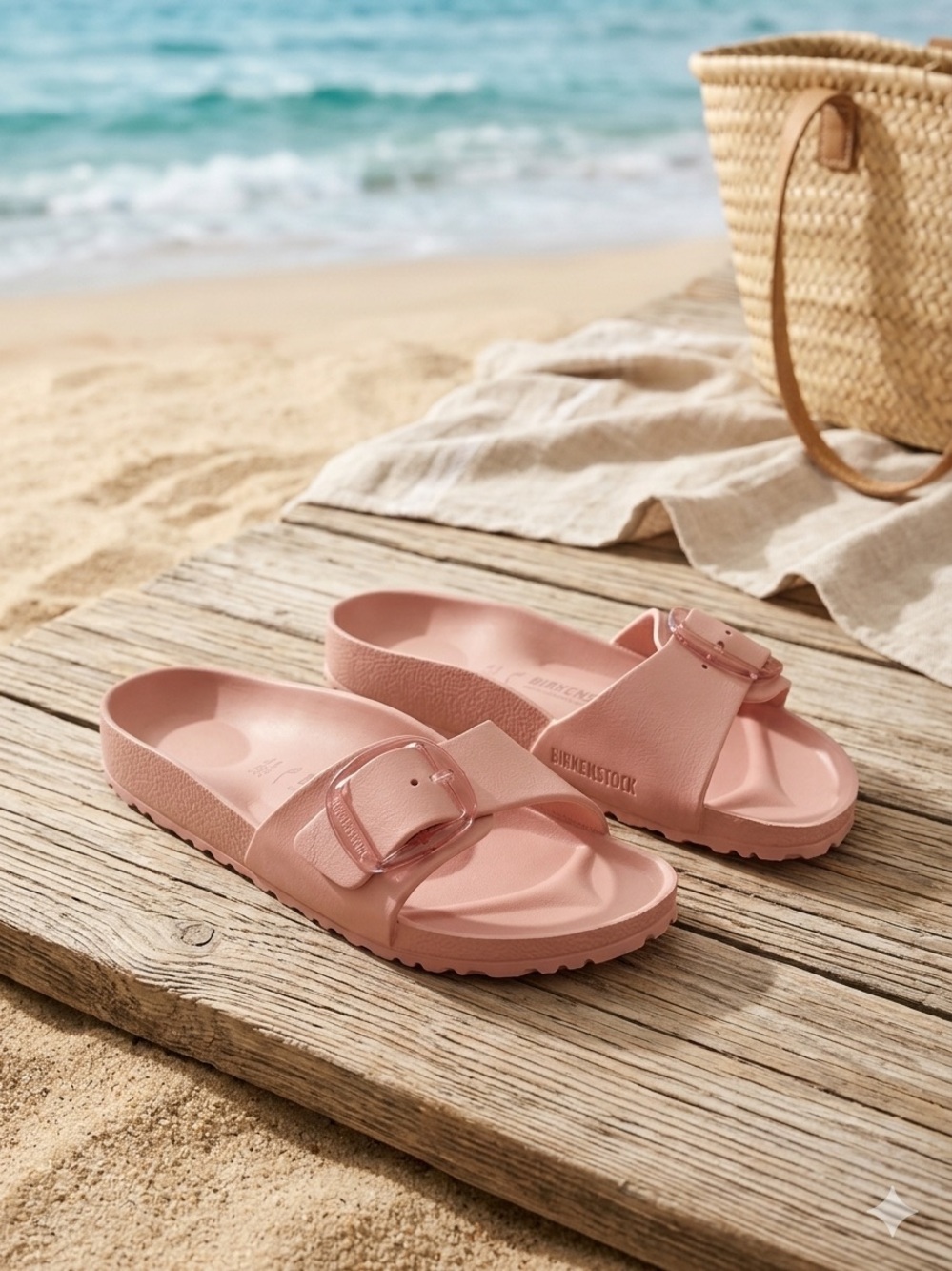 Birkenstock Madrid Big Buckle EVA Sandals In The Shade Pink Clay Size 41 US 10